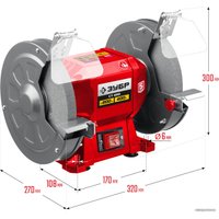 Заточный станок Зубр Мастер СТ-200 в Пинске