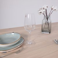 Кухонный стол ОКА Майон 120x80x74 (дуб беленый/черный)