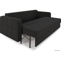 Диван Мебель-АРС Снеп (велюр черный НВ-178 17)