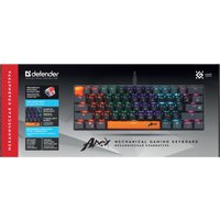 Клавиатура Defender Apex GK-002 (черный/серый)