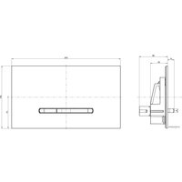 Панель смыва Villeroy & Boch ViConnect 92218061 (хром)