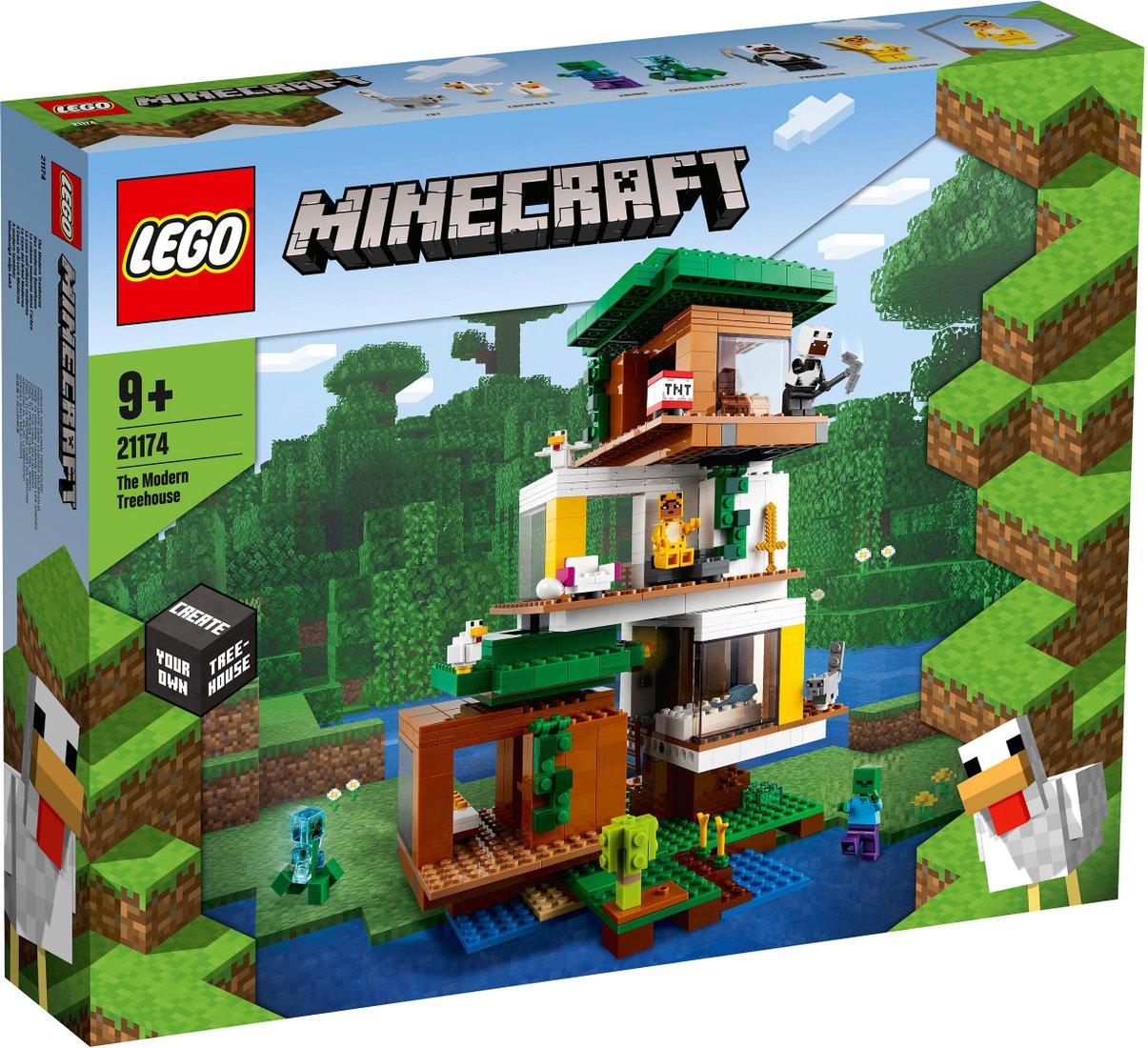 

Конструктор LEGO Minecraft 21174 Современный домик на дереве