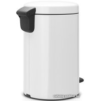 Мусорное ведро Brabantia Pedal Bin NewIcon 12 л (белый)