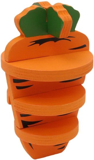 

Игрушка Rosewood Woodies 3-D Carrot 19721