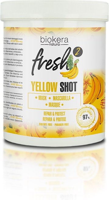Маска Salerm Cosmetics Интенсивная восстанавливающая для волос Fresh Yellow Shot Mask Fresh Yellow Shot 1000 мл