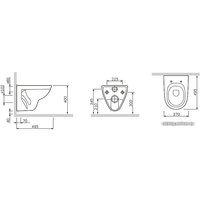 Унитаз подвесной AM.PM Sense L [C741738SC]