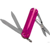 Мультитул Victorinox Classic SD Transparent (розовый)