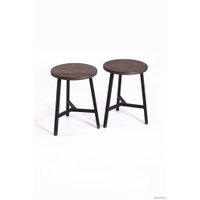 Табурет Stal-Massiv TRH-45 (дуб мореный/черный)