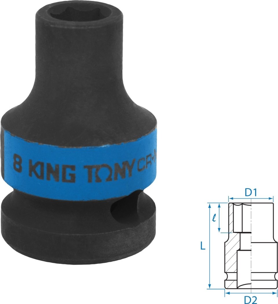 

Головка слесарная King Tony 453508M