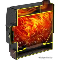 Свободностоящая печь-камин Теплодар Локомотивъ 200