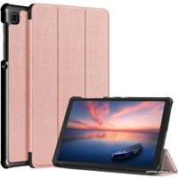 Чехол для планшета JFK Smart Case для Samsung Galaxy Tab A7 Lite (розово-золотистый)