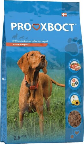 Сухой корм для собак Proхвост Мясное ассорти 2.5 кг