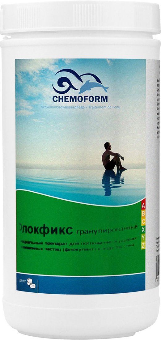 

Химия для бассейна Chemoform Флокфикс гранулированный 1кг