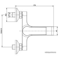 Смеситель Cersanit Brasco S951-229