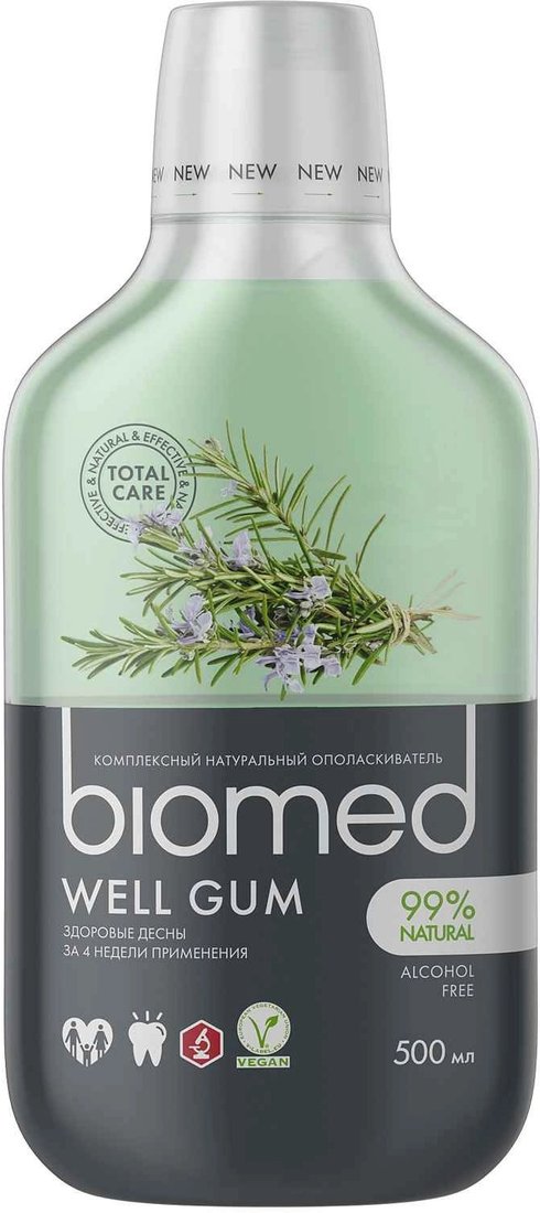 

Ополаскиватель для полости рта biomed Well Gum 500 мл