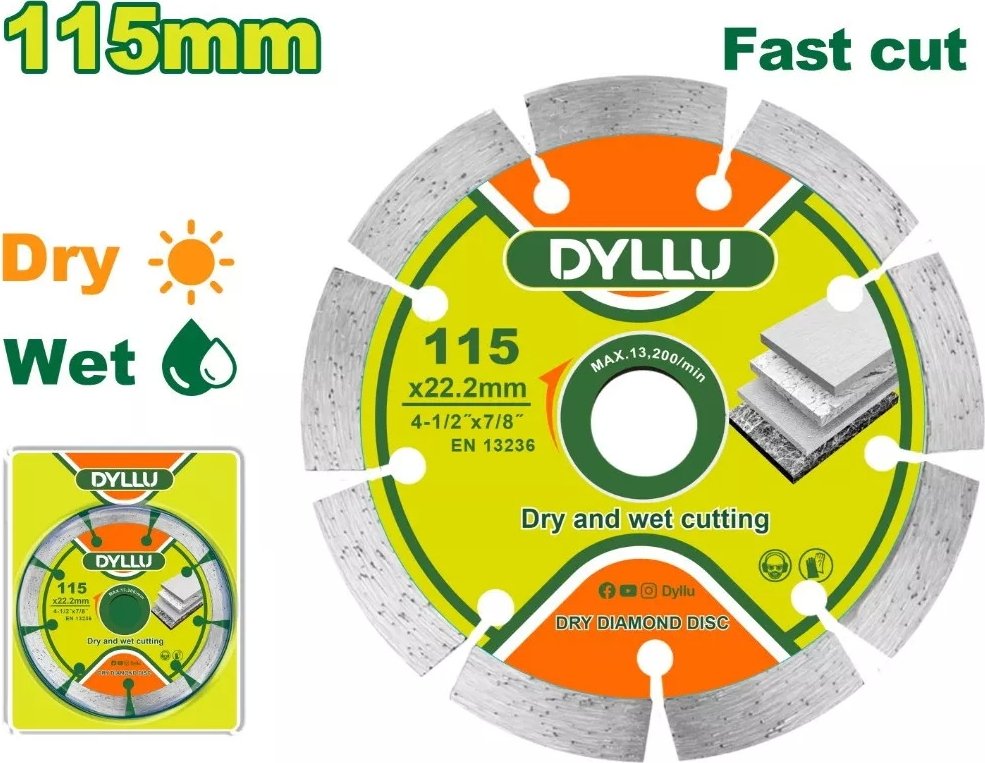 

Отрезной диск алмазный Dyllu DTDC1K02