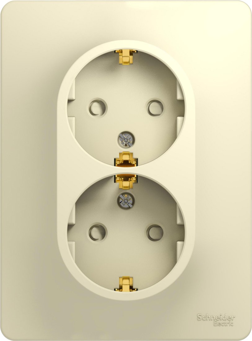 

Розетка Schneider Electric Glossa GSL000226 (бежевый)