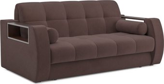 Мебель-АРС Аккордеон Барон №3 ППУ 120x200 (велюр молочный шоколад НВ-178/13)