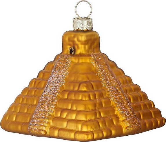 

Елочная игрушка Inge's Christmas Figural Glass Ornaments. Пирамида 64902H120