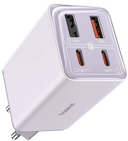 

Сетевое зарядное Baseus GaN6 Pro Fast Charger 2C+2U 65W P10162701533-00 (фиолетовый)