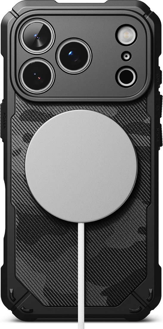 Чехол для телефона Ringke Rugged Gear Magnetic для iPhone 17 Pro (Camo Black)
