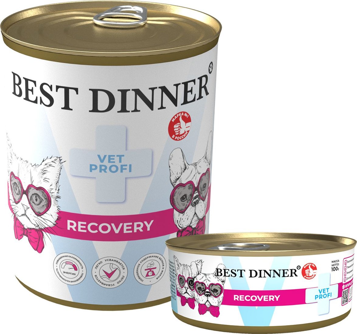 

Консервированный корм для собак Best Dinner Vet Profi Recovery (100 г)