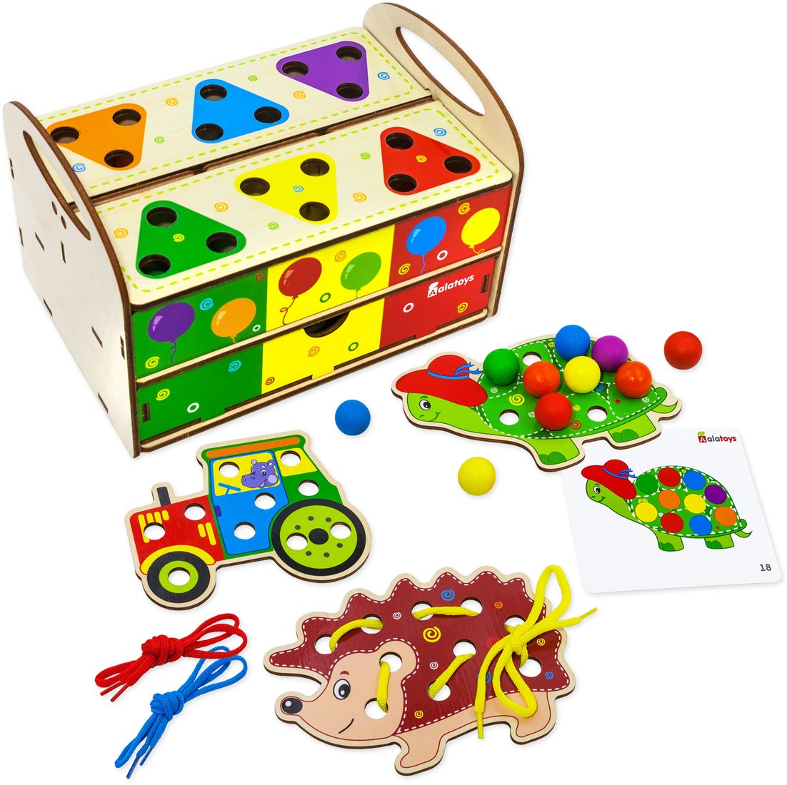 

Сортер Alatoys Шкатулка ВШ04