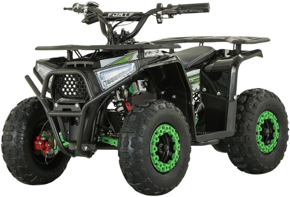 Электроквадроцикл QMC ECO Oferd 48V 1000W (черный/зеленый)