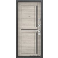 Металлическая дверь Torex Дельта MP-28 205x86 (черный/серый, левый)