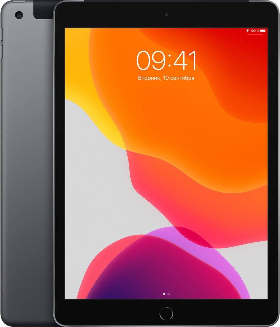 

Планшет Apple iPad 10.2" 32GB LTE MW6A2 (серый космос)