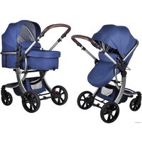 Универсальная коляска Aimile Original New Silver (2 в 1, синий)