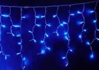 Гирлянда бахрома LuMax LED-ICL-115L-240V (синий)