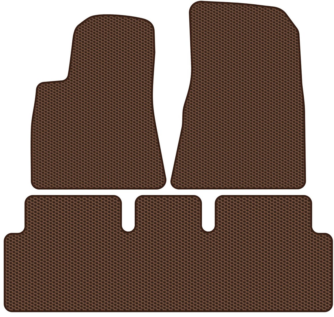 

Комплект ковриков для авто Alicosta Tesla Model 3 (седан) 2017 - Н.В. (коричневый, сота)