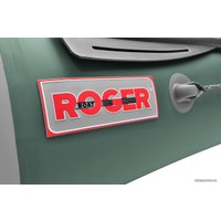 Моторная лодка Roger Boat Trofey 3500 (без киля, зеленый/серый)
