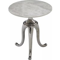 Журнальный столик Signal Snake (белый/серебряный)