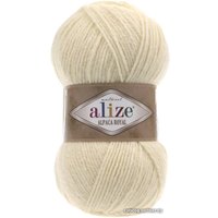 Пряжа для вязания Alize Alpaca royal 01 (250 м, крем)