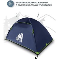 Треккинговая палатка RSP Outdoors Lake 2 (синий)