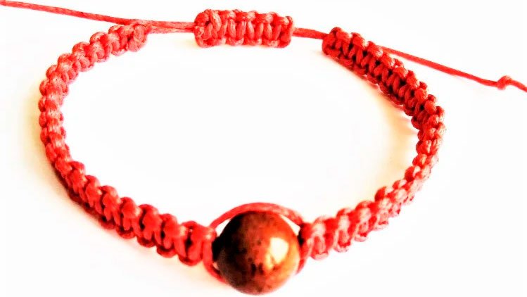 

Браслет Handmade ИП Егорова с натуральным камнем Яшма Моокаит (Мукаит)