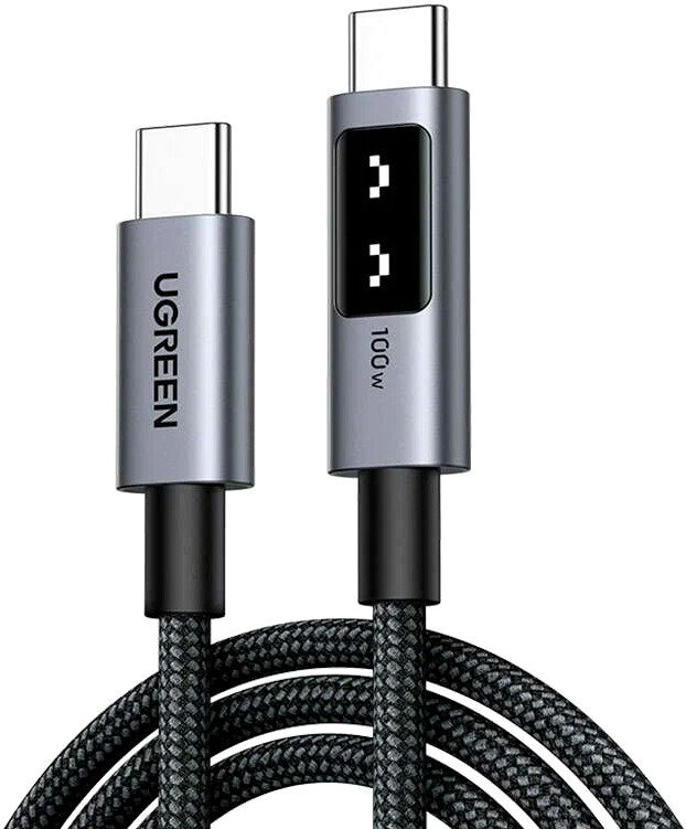 Кабель Ugreen L509 35512 USB Type-C - USB Type-C (2 м, серый)