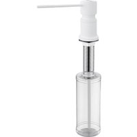 Дозатор для моющего средства Paulmark Kraft D003-431TW (белый/белый матовый)