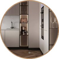 Зеркало с подсветкой  eMZe 60 LED.UV.60.60.DUB (дуб с УФ-окантовкой и подсветкой)