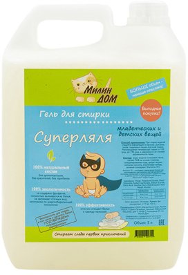 

Гель для стирки Милин дом Суперляля 5 л