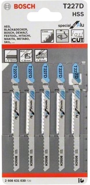 

Набор пильных полотен Bosch 2608631030 (5 предметов)