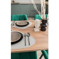 Кухонный стол Notta Лиман 140х80 615156 (дуб крафт табачный/черный матовый)