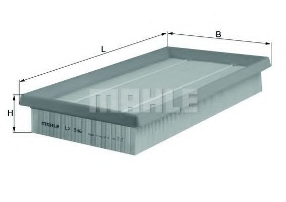 

Воздушный фильтр Mahle Knecht LX936