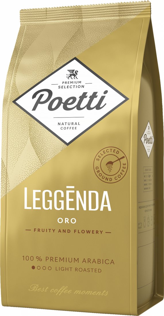 

Кофе Poetti Leggenda Oro молотый 250 г