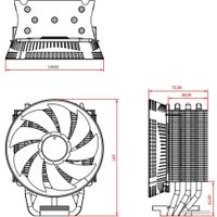 Кулер для процессора ID-Cooling SE-213X-R