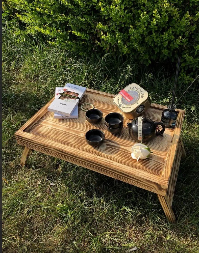 

Поднос Florbox Для завтрака с раскладными ножками 45x30 см (обжиг)