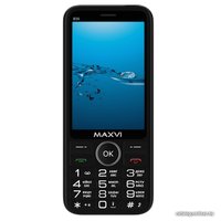 Кнопочный телефон Maxvi B35 (черный)