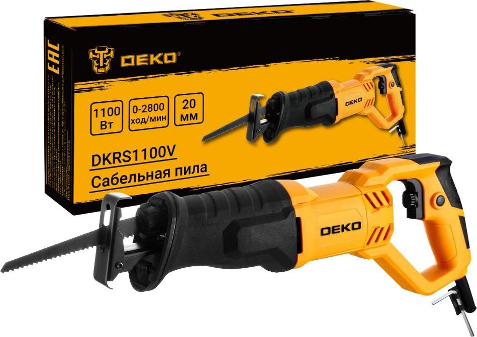 

Сабельная пила Deko DKRS1100V 083-1071